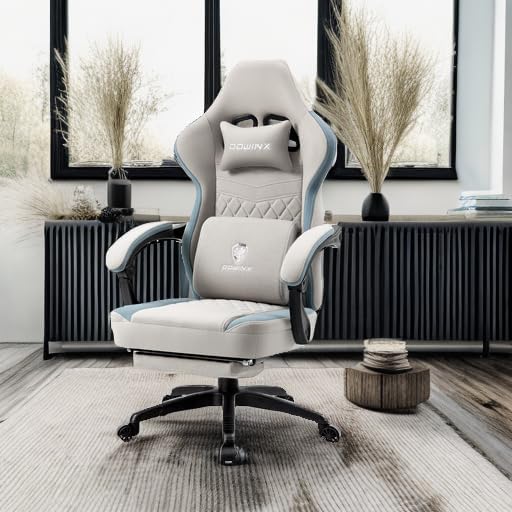 Dowinx Gaming Chair Breathable Fabric Game Chair - Image 2