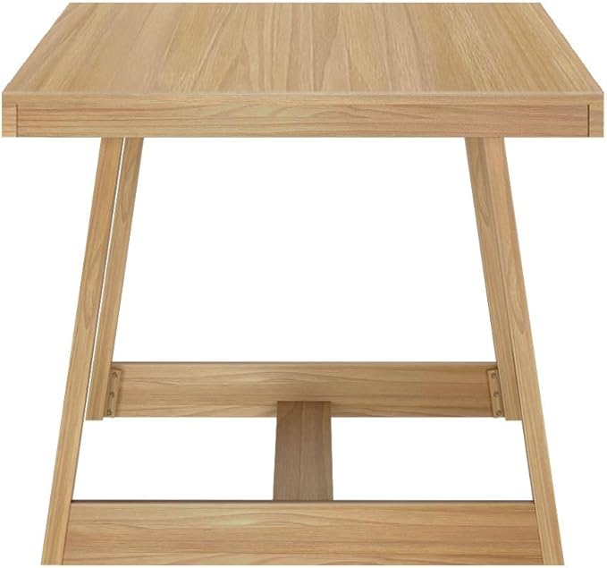 Plank+Beam72 Inch Farmhouse Dining Table, Solid Wood Rustic Kitchen Table - Image 6