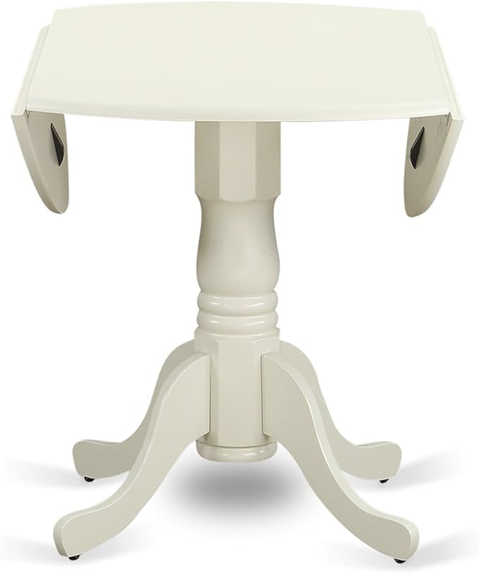 East West Furniture DLAD5-LWH-LC 5 Piece Modern Dining Table Set Includes a - Image 5