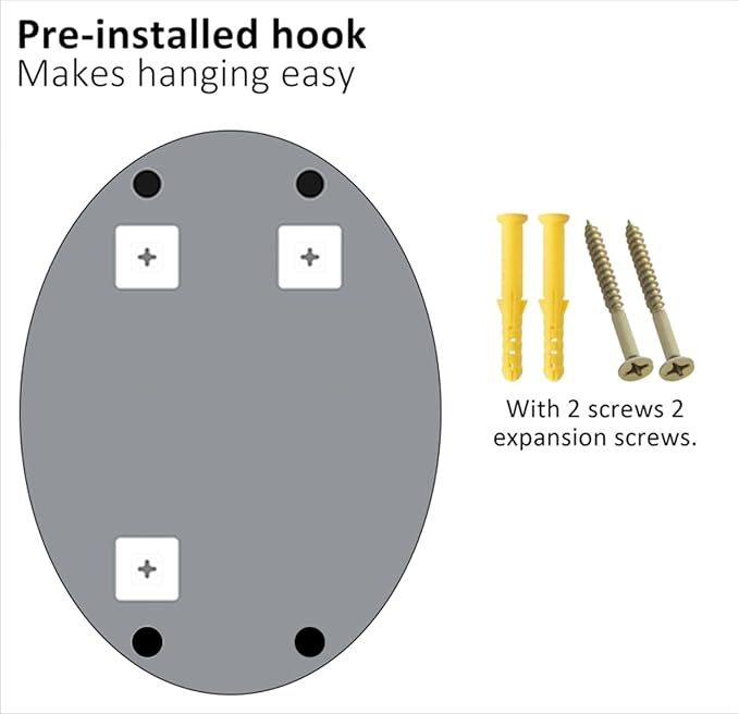 KOHROS Bathroom Mirrors for Over Sink - Image 5