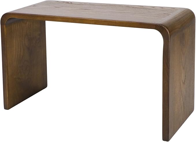 COZYMATIC Carlisha C-Shaped End Table Sofa Table Coffee Table Solid Wood Frame - Image 6