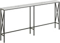 Masupu 70.9" Console Table, Modern Narrow Long Sofa Table Behind Couch by Masupu
