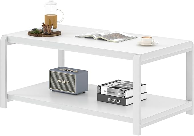 EXCEFUR White Coffee Table - Image 8