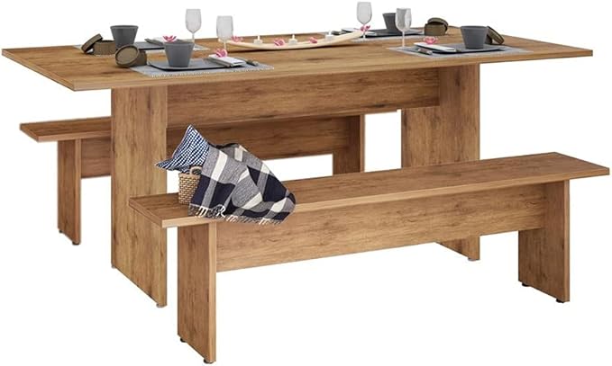 Manhattan Comfort Nomad 3 Piece Dining Set - Image 5