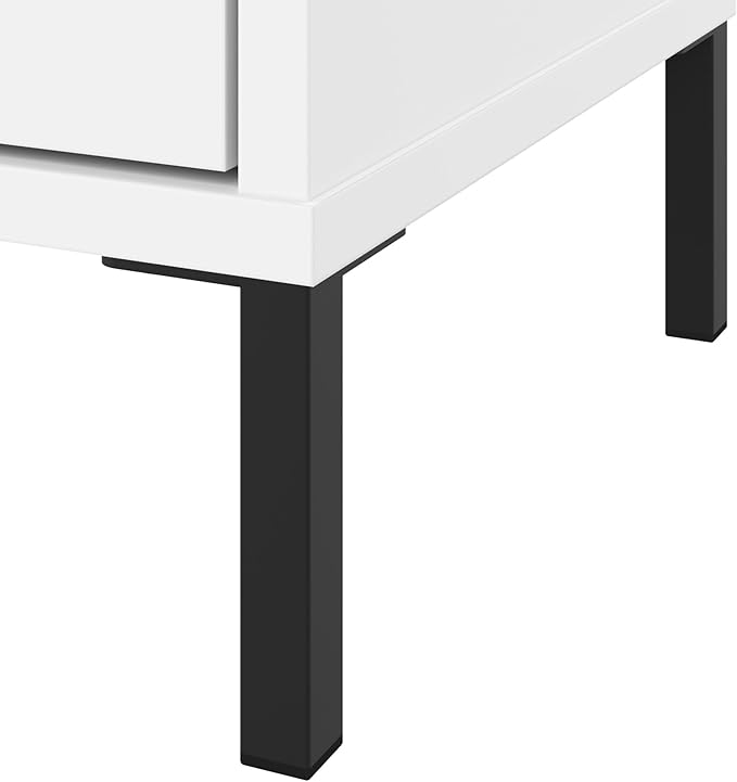 Bush Furniture Essence 4 Shelf Bookcase in White | Organizers and Shelves - Image 7