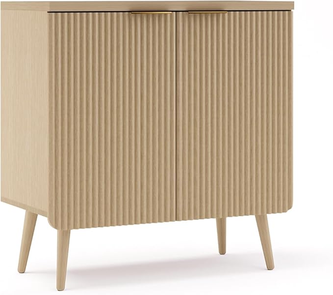 29.5" Sideboard Cabinet with Doors, Modern Buffet Cabinet with Adjustable Shelf - Image 7