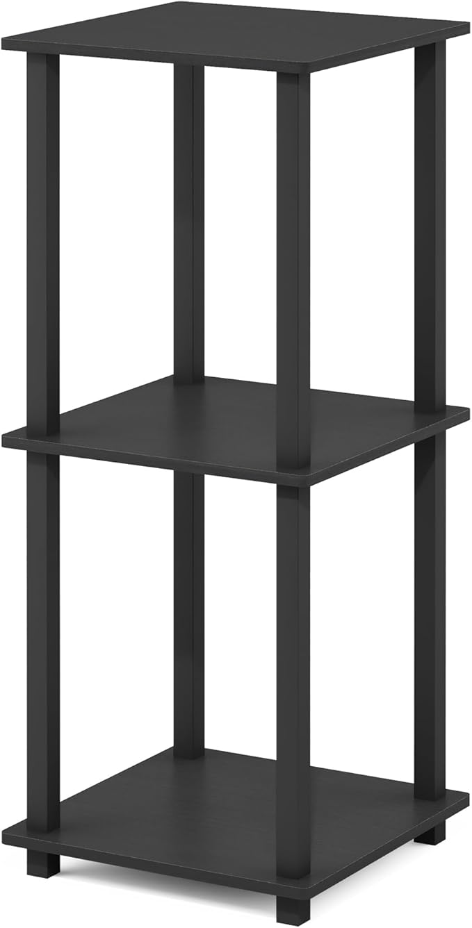 Furinno Simplistic Set of 2 End Table, Americano/Black - Image 6