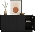 Prepac Simply Modern 4 Door Console Table Storage Cabinet, Buffet Cabinet by PREPACRTASTORAGEFURNITURE