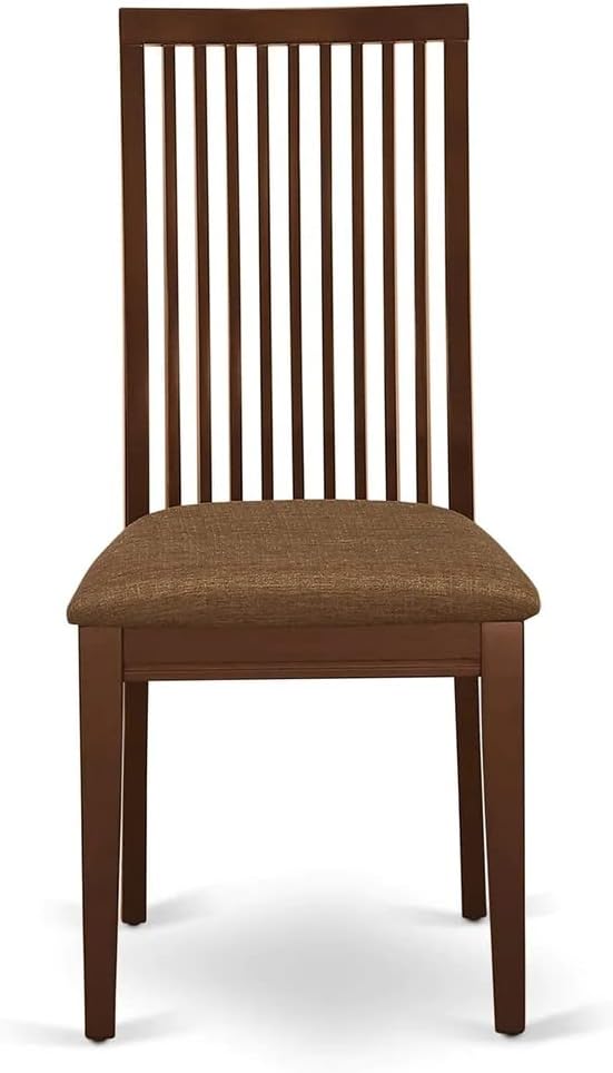 East West Furniture DMIP5-MAH-C 5 Piece Kitchen Table & Chairs Set Includes a - Image 8