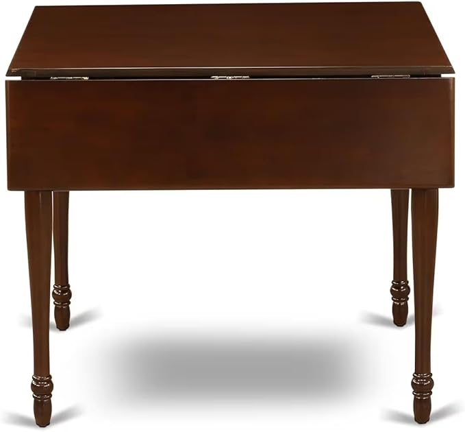 East West Furniture MZCL3-MAH-C 3 Piece Dining Table Set - Image 10