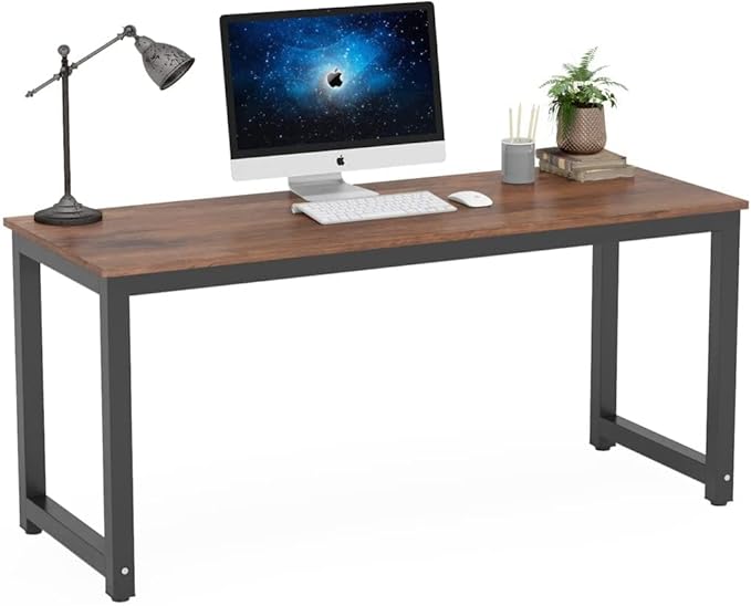Tribesigns Computer Desk, 63 inch Large Office Desk Computer Table Study by Tribesigns