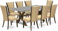 East West Furniture X797VE703-9 9 Piece Dining Set Includes a Rectangle Dining by EastWestFurniture