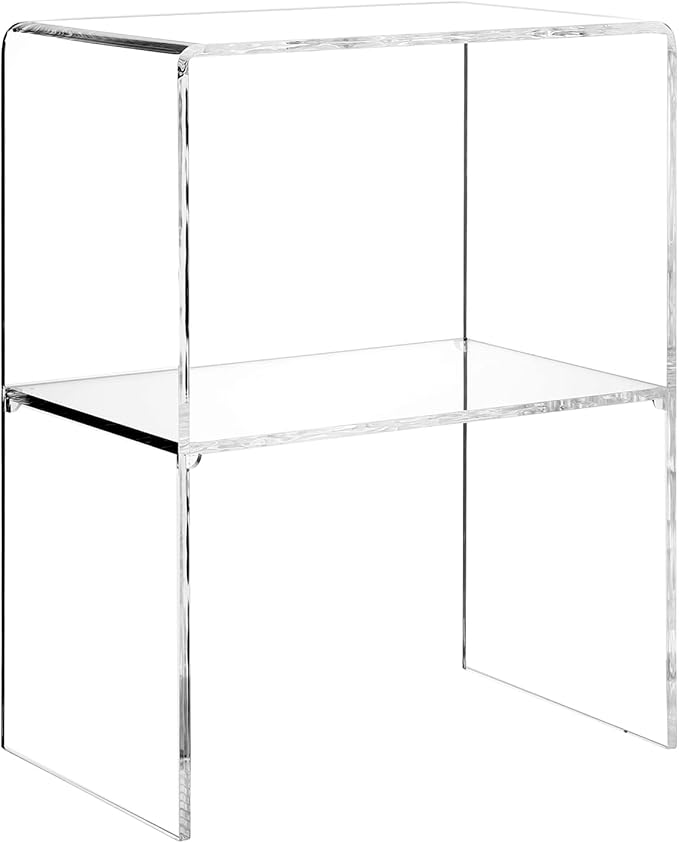 MyGift 24 Inch Acrylic Nightstand - Image 7