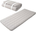EMOOR Japanese Padded Futon Mattress Machi Small-Twin Gray, Gusset Foldable by EMOOR
