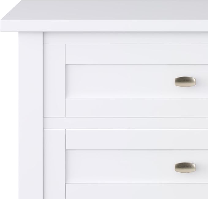 SIMPLIHOME Warm Shaker SOLID WOOD 24 Inch Wide Transitional Bedside Nightstand - Image 6