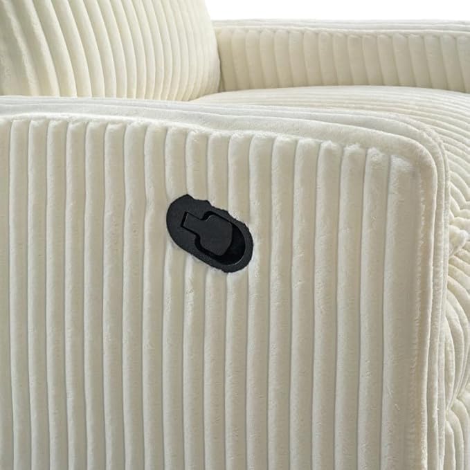 Oxford Baby Uptown Upholstered Swivel Glider and Recliner Nursery Chair - Image 7