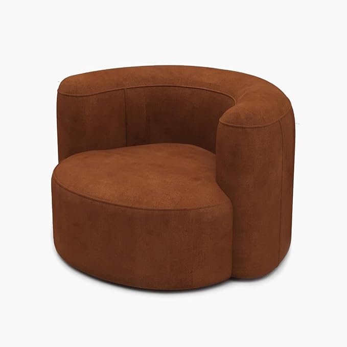 Acanva Luxury Modern Tight Curved Back Velvet Sofa, Minimalist Style Comfy Couch - Image 6