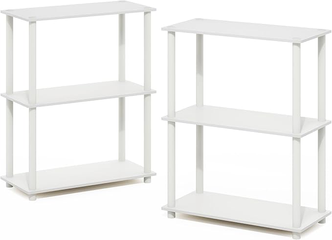 Furinno Turn-N-Tube 3-Tier Compact Multipurpose Shelf Display Rack - Image 5