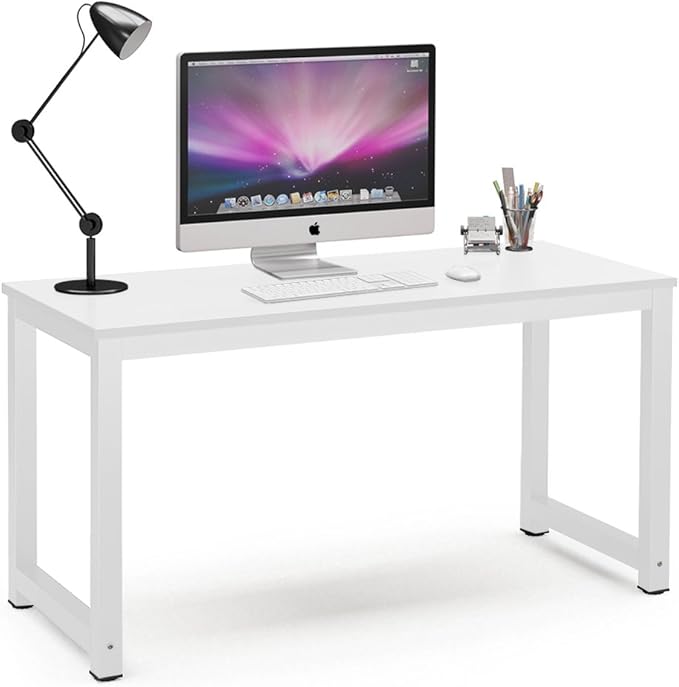 Tribesigns Computer Desk, 55 inch Large Office Desk Computer Table Study by Tribesigns