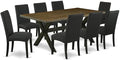 East West Furniture X677DR124-9 9 Piece Dining Room Table Set Includes a by EastWestFurniture