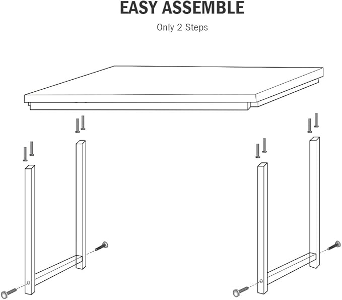Tribesigns Computer Desk, 55 inch Large Office Desk Computer Table Study - Image 7