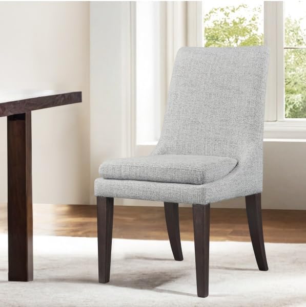 Upholstered Dining Chairs Modern Sidechair Performance Fabric High Back - Image 2