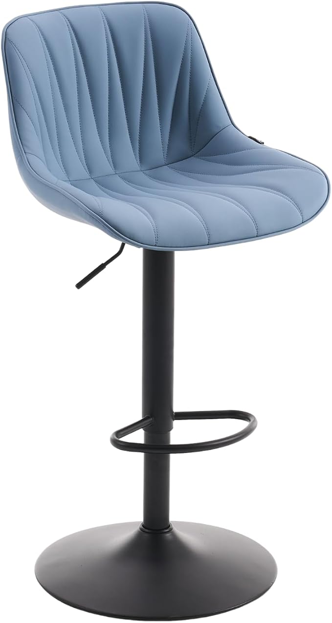 YOUNIKE Bar Stools Set of 2 for Kitchen Island, Adjustable Swivel Barstools - Image 3
