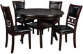 New Classic Furniture Gia 5-Piece Round Dining Set by NewClassicFurniture