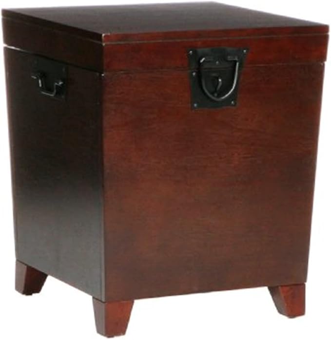SEI Furniture Pyramid Storage Trunk End Table by SEIFurniture