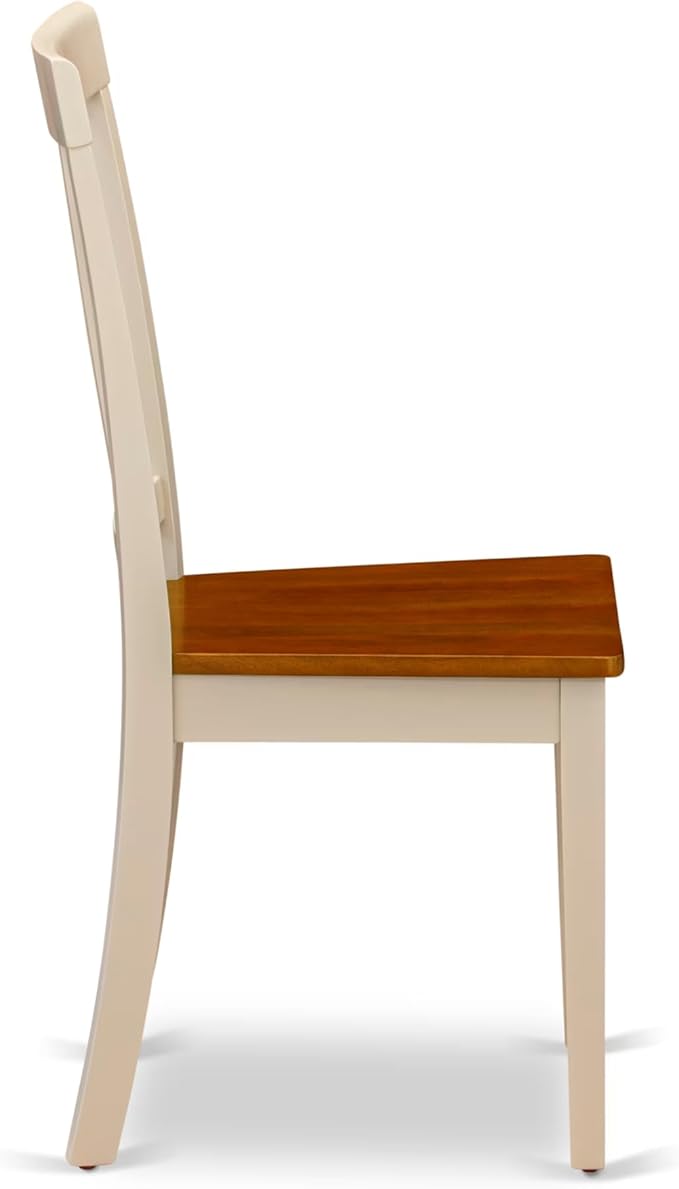 East West Furniture DLAN3-BMK-W 3 Piece Dinette Set - Image 9