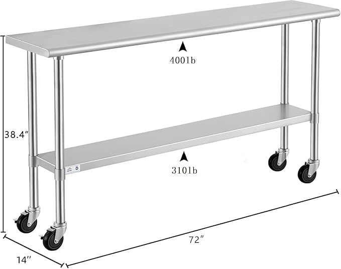 ROCKPOINT Stainless Steel Table - Image 3