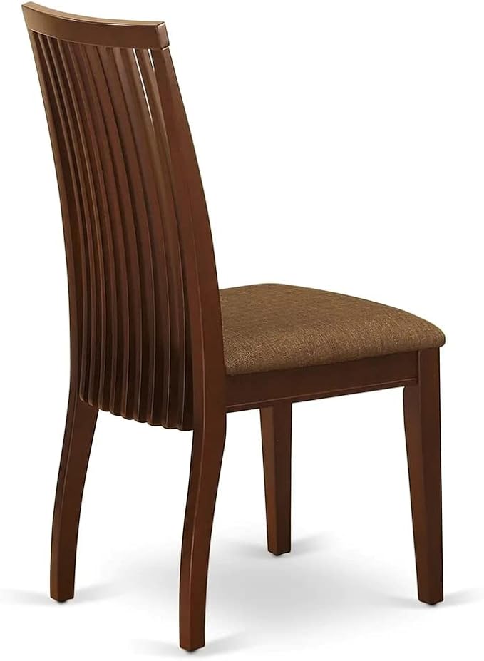 East West Furniture HBIP5-MAH-C 5 Piece Dinette Set - Image 9