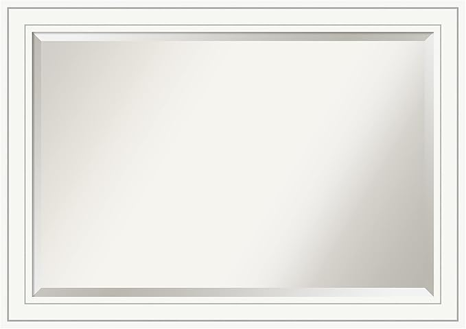Amanti Art White Bathroom Mirror by AmantiArt
