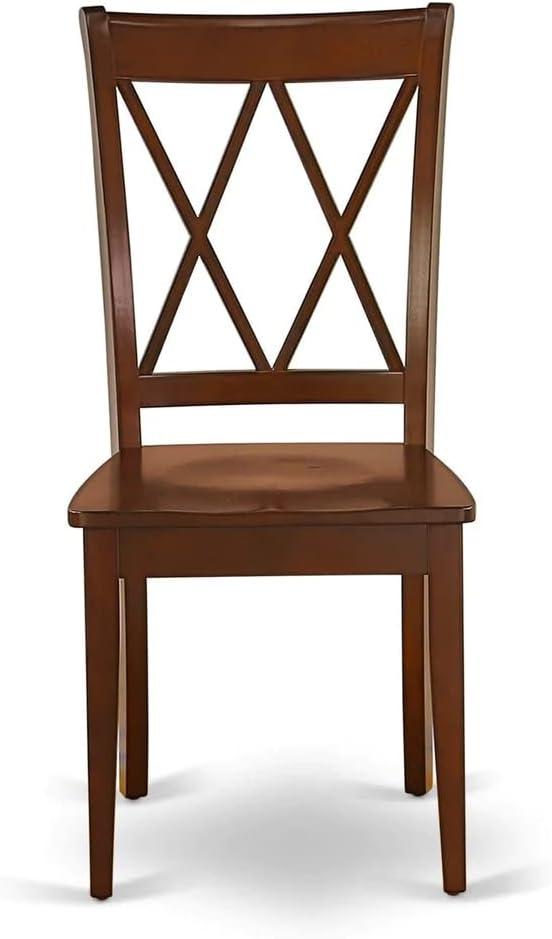East West Furniture DOCL5-MAH-W 5 Piece Modern Dining Table Set Includes a - Image 8