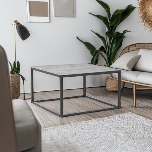 SAYGOER Small Coffee Table Square Modern Coffee Tables - Image 5