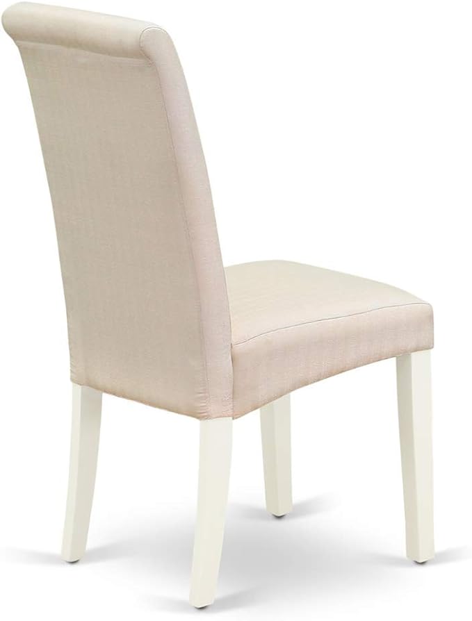 East West Furniture LGBA5-LWH-01 5 Piece Dinette Set Includes a Rectangle - Image 10