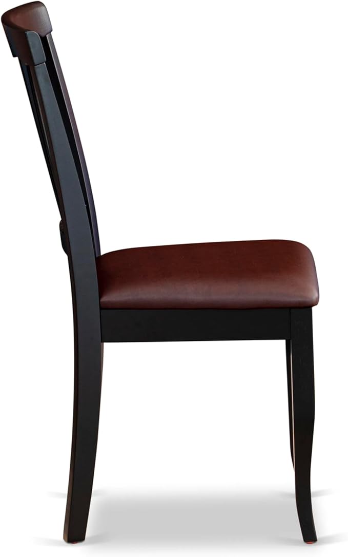 East West Furniture DLAV3-BCH-LC 3 Piece Modern Dining Table Set Contains a - Image 8