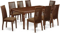 East West Furniture DOIP9-MAH-C 9 Piece Dining Room Table Set Includes a by EastWestFurniture