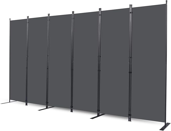 Room Divider, 6 Panel Folding Privacy Screens by CHOSENM