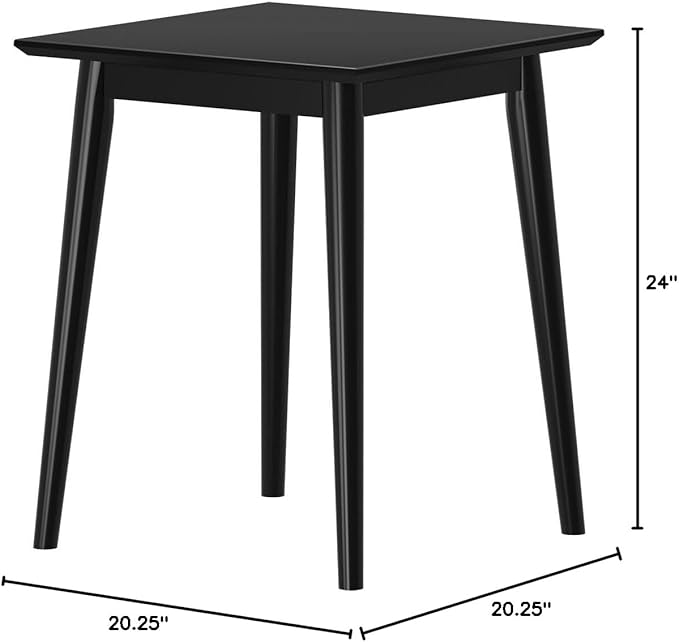 Plank+Beam Mid Century Modern Square Side Table, Couch Side Table, Small End - Image 2