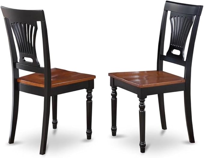 East West Furniture HLPL5-BCH-W 5 Piece Kitchen Table Set - Image 4