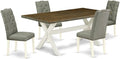 East West Furniture X077EL207-5 5 Piece Dining Table Set by EastWestFurniture