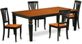 East West Furniture LGAV5-BCH-W 5 Piece Kitchen Table & Chairs Set Includes a by EastWestFurniture