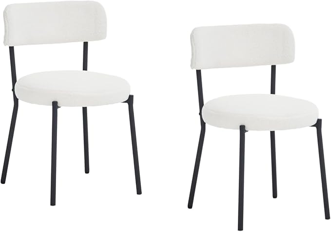 AWQM Dining Chairs Set of 2, Mid-Century Modern Kitchen Dining Room Chairs by AWQM