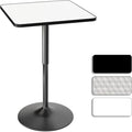 Athena Collection Modern Bar Table Square Top Height Adjustable, Tall Bistro by AthenaCollectionFurniture