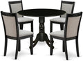 East West Furniture DLMZ5-AB6-06 5 Piece Dinette Set by EastWestFurniture