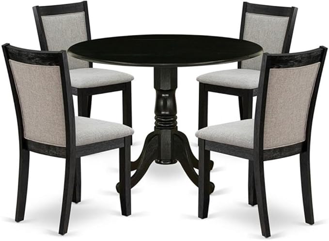 East West Furniture DLMZ5-AB6-06 5 Piece Dinette Set by EastWestFurniture