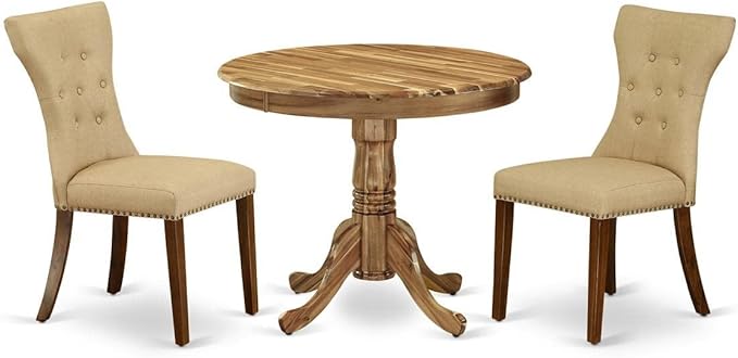 East West Furniture ANGA3-ANA-03 3 Piece Dining Table Set by EastWestFurniture