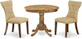 East West Furniture ANGA3-ANA-03 3 Piece Dining Table Set by EastWestFurniture