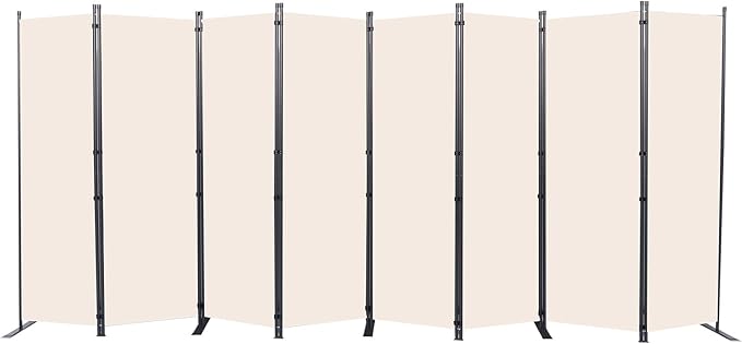 Room Divider, 8 Panel Folding Privacy Screens by CHOSENM